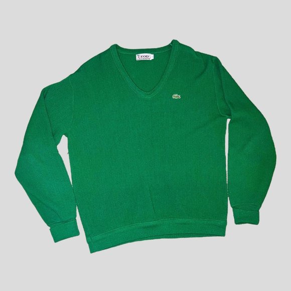 Lacoste Other - Vintage 1980s Izod Lacoste Wool V-Neck Sweater, size L